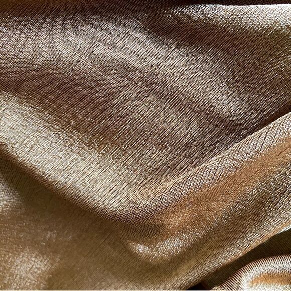 SER.O.YA Kim Brown Mock Neck Bodycon Dress maxi gown $258 NWT M - Picture 12 of 13